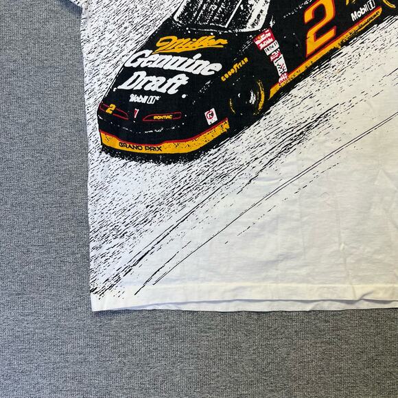 Rusty Wallace T-Shirt‎ Nascar Vintage All Over Print Single Stitch Mens XL Rare - Picture 3 of 11